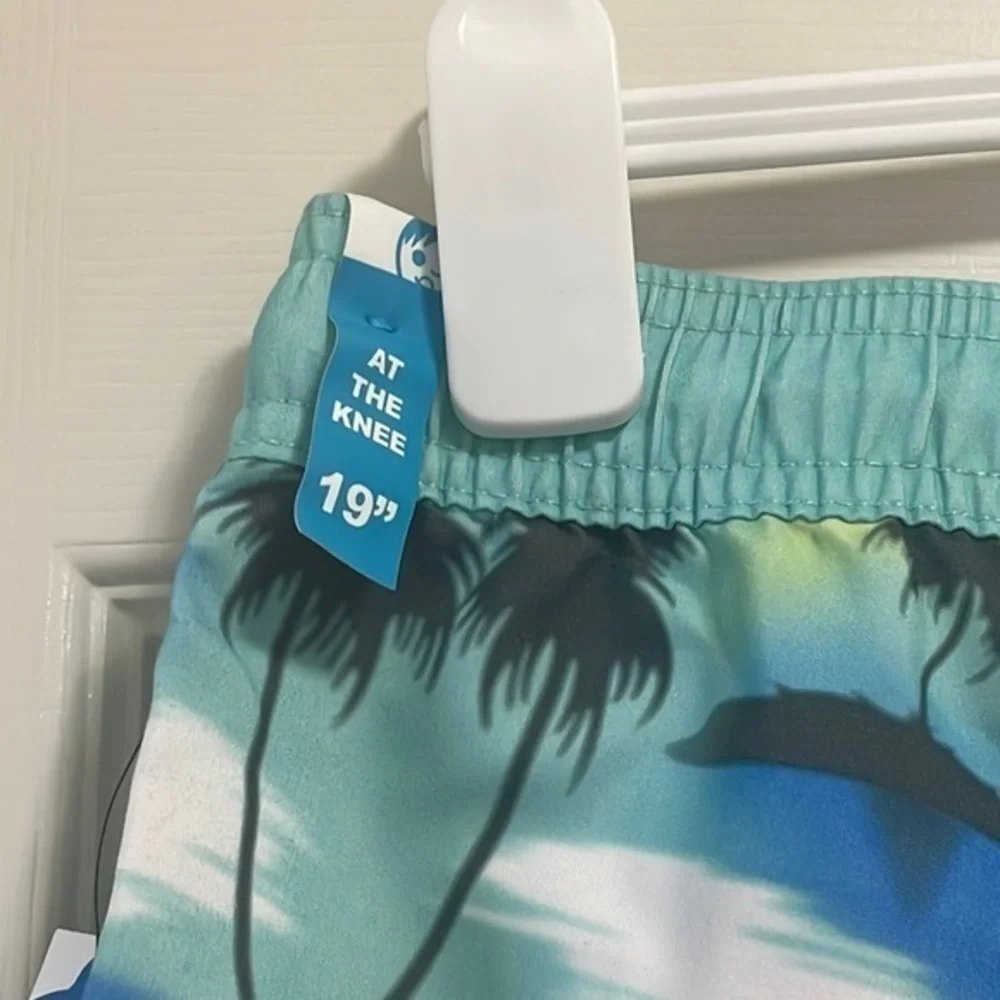 Neff Mens Vlly Hot Tub duck blue swim wear NWT Sz Large